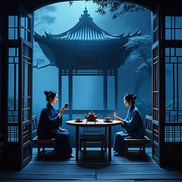 Tea House dream symbolism visualization