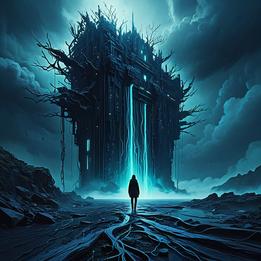 Tech Glitch dream symbolism visualization