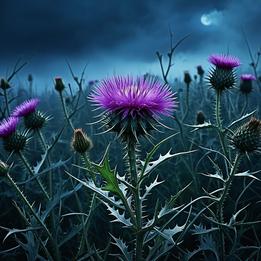 Thistle Blossom dream symbolism visualization