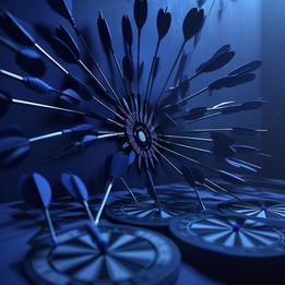 Throwing Darts dream symbolism visualization