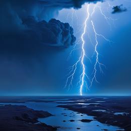 Thunderstorm dream symbolism visualization