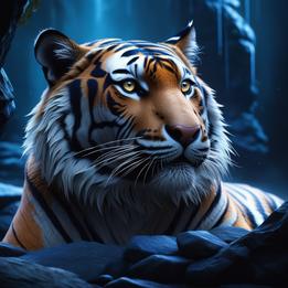 Tiger dream symbolism visualization