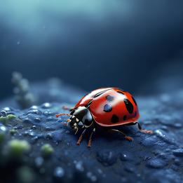 Tiny Ladybug dream symbolism visualization