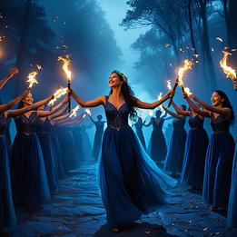 Torchlight Dance dream symbolism visualization