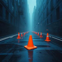 Traffic Cone dream symbolism visualization