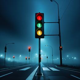 Traffic Light dream symbolism visualization