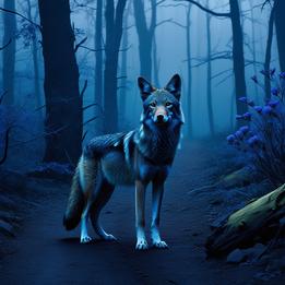 Trickster Coyote dream symbolism visualization