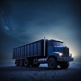 Truck dream symbolism visualization