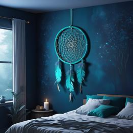 Turquoise Dreamcatcher dream symbolism visualization