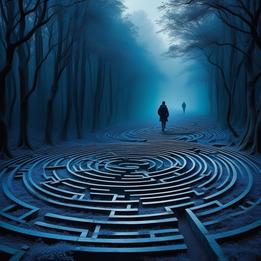 Twisting Labyrinth dream symbolism visualization