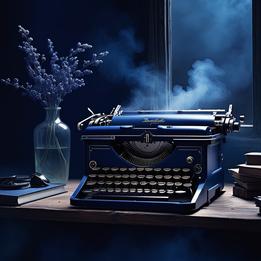 Typewriter dream symbolism visualization