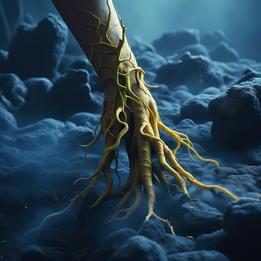 Veins of Ginger Root dream symbolism visualization