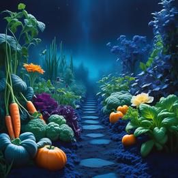 Vibrant Vegetable Garden dream symbolism visualization