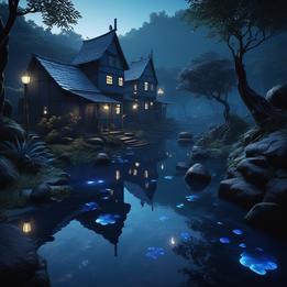 Village dream symbolism visualization