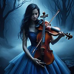 Violin dream symbolism visualization