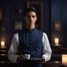 Waiter dream symbolism visualization