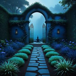 Walled Garden dream symbolism visualization