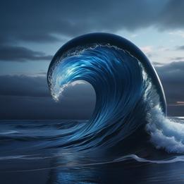 Wave dream symbolism visualization