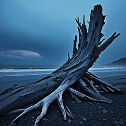 Weathered Driftwood dream symbolism visualization