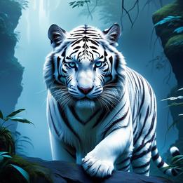 White Tiger dream symbolism visualization