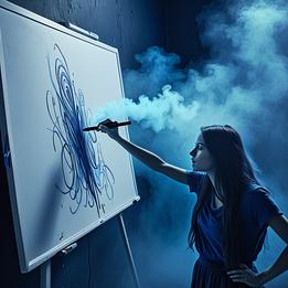 Whiteboard Marker dream symbolism visualization