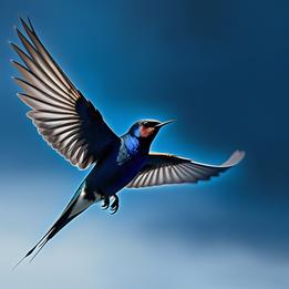 Windborne Swallow