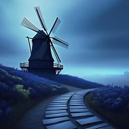 Windmill dream symbolism visualization