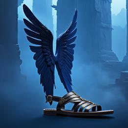 Winged Sandal dream symbolism visualization