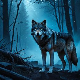 Wolf Guide dream symbolism visualization