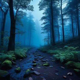 Wooded dream symbolism visualization