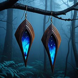 Wooden Earring dream symbolism visualization