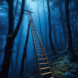Wooden Ladder dream symbolism visualization