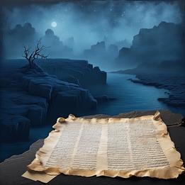 Worn-out Parchment dream symbolism visualization