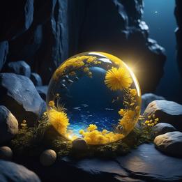 Yellow dream symbolism visualization