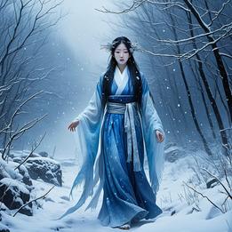 Yuki-onna dream symbolism visualization